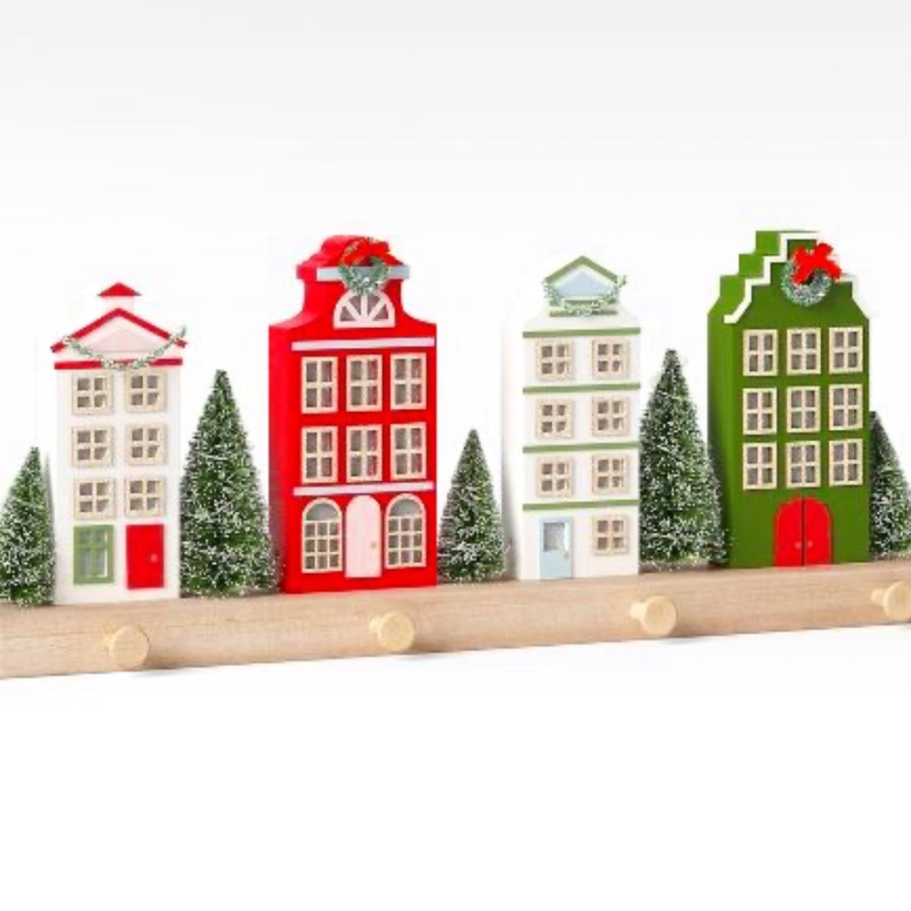 Stocking Holder DutchLit Village- Threshold Light Up Decorative Holder Christmas